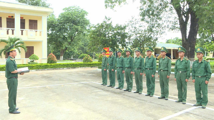 Nguồn thực phẩm đảm bảo chất lượng góp phần nâng cao sức khỏe bộ đội tại Đồn Biên phòng Ia Púch. Ảnh: T.D