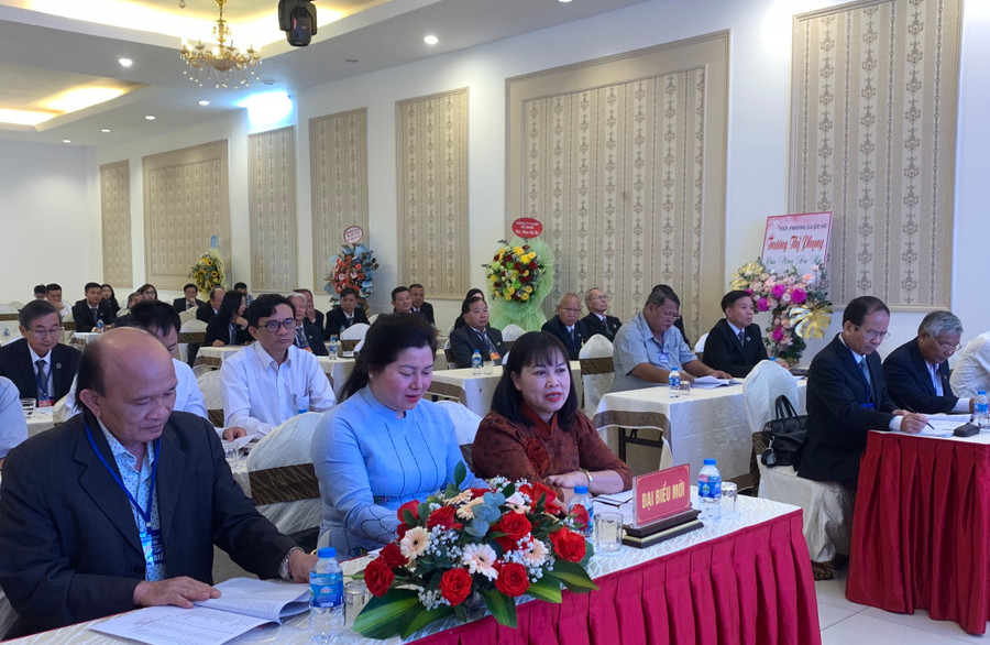 Lãnh đạo Liên đoàn Luật sư Việt Nam và các sở, ban, ngành của tỉnh dự Đại hội Đoàn Luật sư tỉnh Gia Lai nhiệm kỳ VI (2023-2028). Ảnh: T.D Lãnh đạo Liên đoàn Luật sư Việt Nam và các sở, ban, ngành của tỉnh dự Đại hội Đoàn Luật sư tỉnh Gia Lai nhiệm kỳ VI (2023-2028). Ảnh: T.D