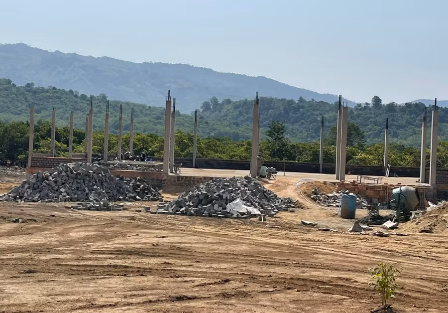 Trung tâm Văn hoá-Thể thao xã Ia Khai (huyện Ia Grai) được xây mới với kinh phí 5 tỷ đồng. Ảnh: T.D