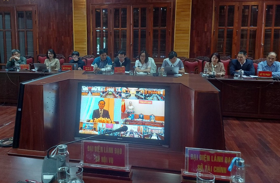 Phát biểu tại hội nghị, Phó Thủ tướng Chính phủ Trần Lưu Quang biểu dương những kết quả nổi bật mà ngành Tư pháp đạt được trong thời gian qua. Ảnh: T.D Phát biểu tại hội nghị, Phó Thủ tướng Chính phủ Trần Lưu Quang biểu dương những kết quả nổi bật mà ngành Tư pháp đạt được trong thời gian qua. Ảnh: T.D