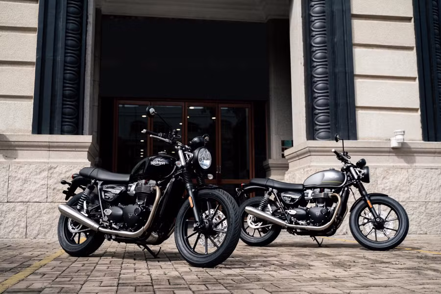 Triumph Speed Twin 900 thu hút ánh nhìn bởi vẻ ngoài thanh lịch và mạnh mẽ. (Nguồn: triumphsaigon.vn)