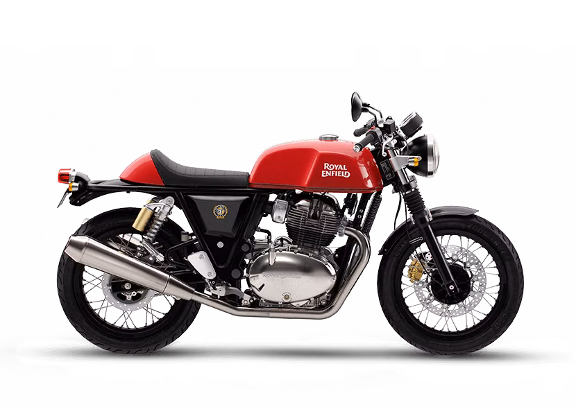 Royal Enfield Continental GT phiên bản Rocker Red là một trong những màu sắc đặc biệt nổi bật của dòng xe này. (Nguồn: royalenfield.com)