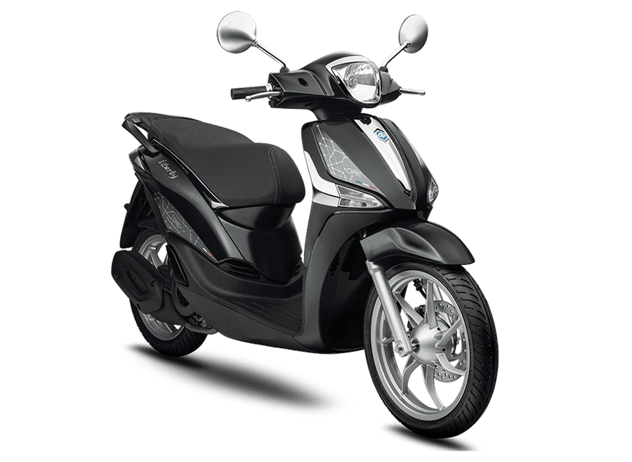Piaggio Liberty 125 One bản màu đen (Nguồn: TOPCOM)