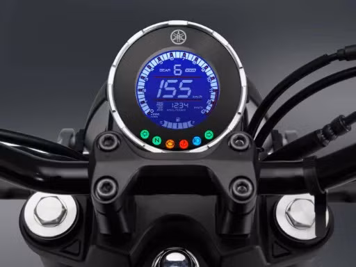 Mặt đồng hồ LCD. Nguồn: Yamaha