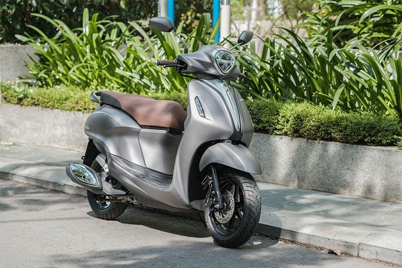 Xe Yamaha Grande Xám mặt trước (Nguồn: Autobike) Xe Yamaha Grande Xám mặt trước (Nguồn: Autobike)