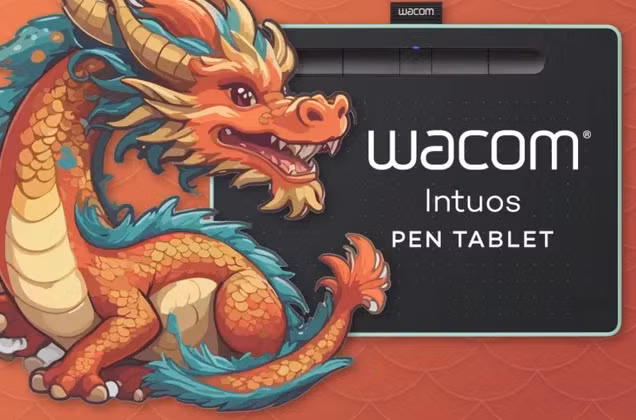 Quảng cáo của Wacom sử dụng hình vẽ làm từ công nghệ AI. (Nguồn: The Verge)