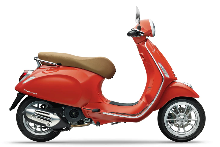 Vespa Primavera 125 màu đỏ. (Nguồn: vespa.com)