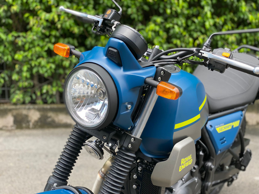 Màu sắc cùng đường nét rõ ràng, không tạo cảm giác gồ ghề hay quá cồng kềnh. (Nguồn: royalenfield.com)