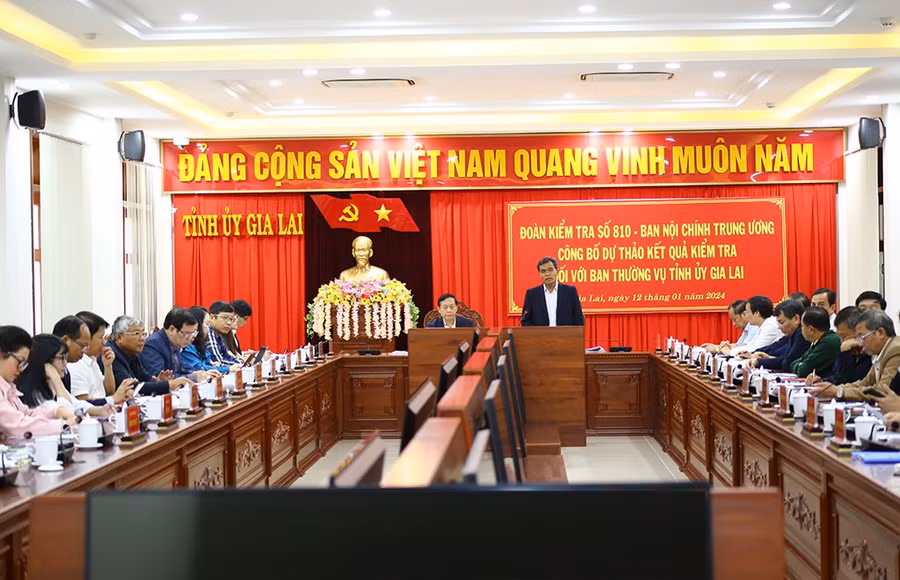 Quang cảnh buổi làm việc. Ảnh: Vĩnh Hoàng