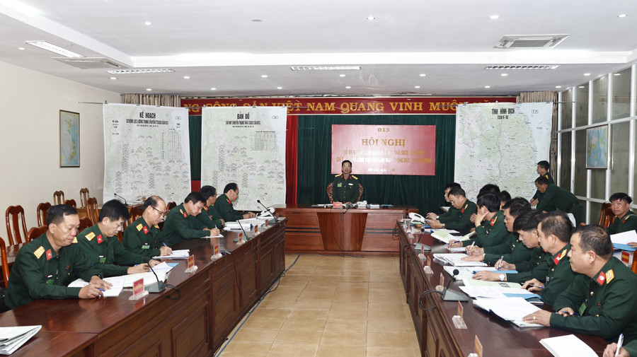Bộ Tư lệnh Quân đoàn họp triển khai kế hoạch sẵn sàng chiến đấu: Ảnh: Danh Quang