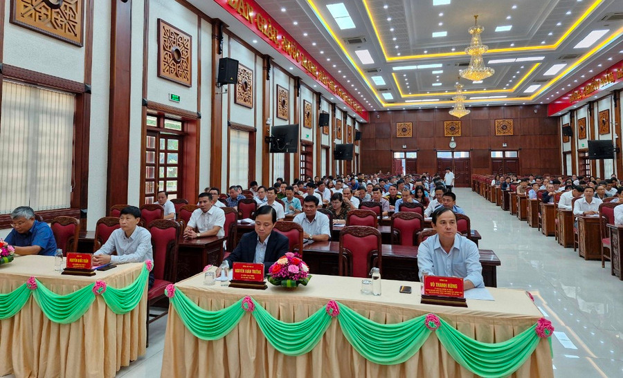 Các đại biểu tham dự hội nghị hướng dẫn nghiệp vụ. Ảnh: Vĩnh Hoàng