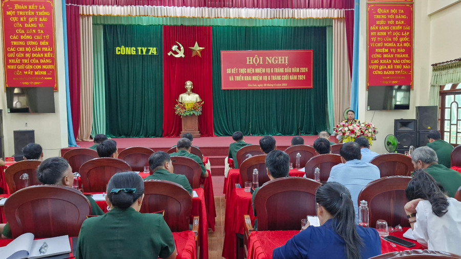 Quang cảnh hội nghị triển khai nhiệm vụ 6 tháng cuối năm. Ảnh: Vĩnh Hoàng Quang cảnh hội nghị triển khai nhiệm vụ 6 tháng cuối năm. Ảnh: Vĩnh Hoàng