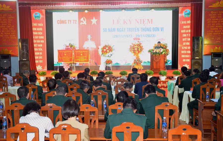 Quang cảnh buổi lễ. Ảnh: Vĩnh Hoàng