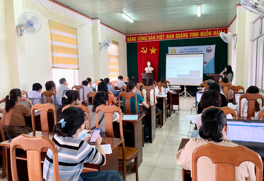 Quang cảnh lớp tập huấn. Ảnh: Như Nguyện Quang cảnh lớp tập huấn. Ảnh: Như Nguyện