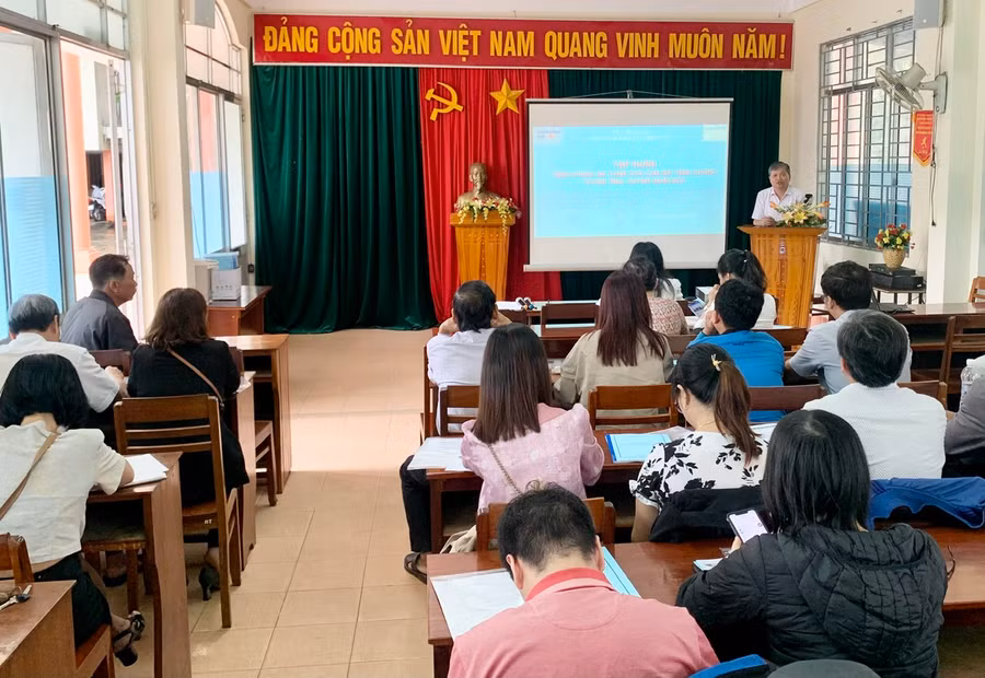 Quang cảnh lớp tập huấn. Ảnh: Như Nguyện