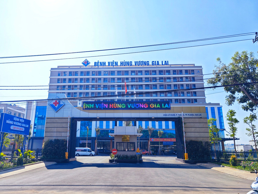 Bệnh viện Hùng Vương Gia Lai. Ảnh: Như Ý