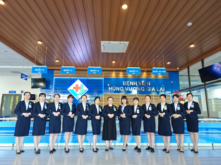 Bệnh viện Hùng Vương Gia Lai chính thức đón tiếp bệnh nhân từ 7 giờ ngày 13-2 (nhằm ngày mùng 4 Tết Nguyên đán Giáp Thìn 2024). Ảnh đơn vị cung cấp Bệnh viện Hùng Vương Gia Lai chính thức đón tiếp bệnh nhân từ 7 giờ ngày 13-2 (nhằm ngày mùng 4 Tết Nguyên đán Giáp Thìn 2024). Ảnh đơn vị cung cấp