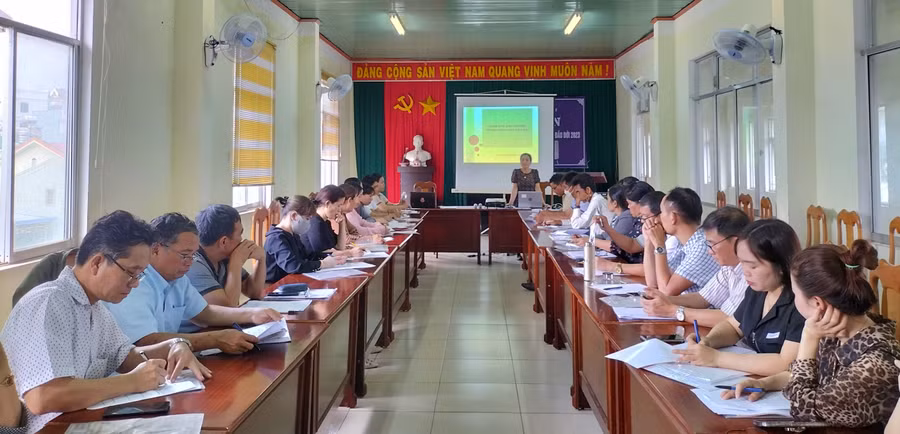 Quang cảnh lớp tập huấn. Ảnh: Như Nguyện