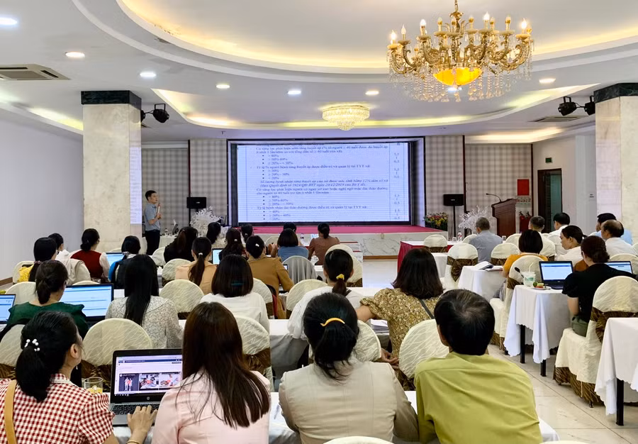 Quang cảnh lớp tập huấn. Ảnh: Như Nguyện