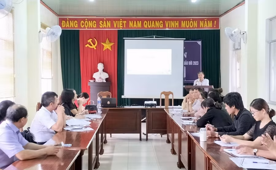 Quang cảnh lớp tập huấn. Ảnh: Như Nguyện