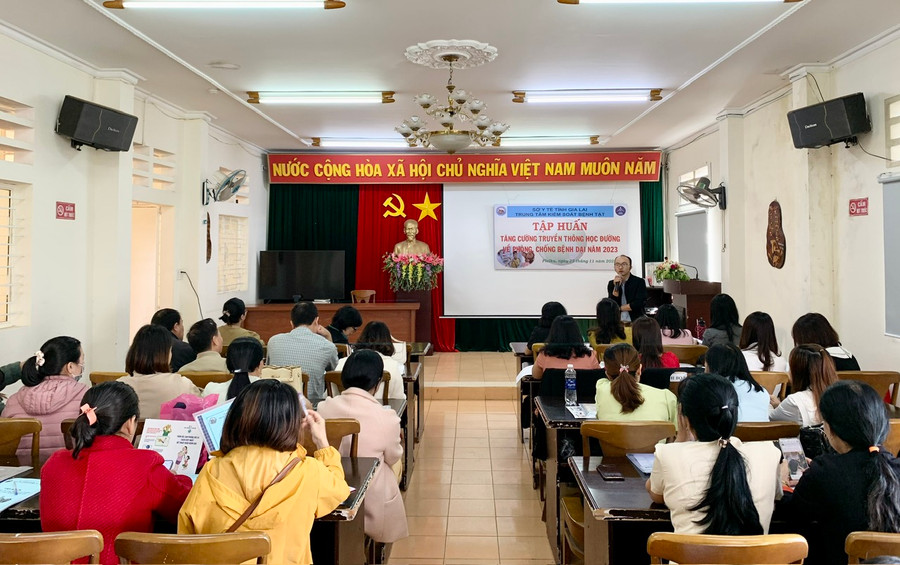 Quang cảnh lớp tập huấn. Ảnh: Như Nguyện Quang cảnh lớp tập huấn. Ảnh: Như Nguyện