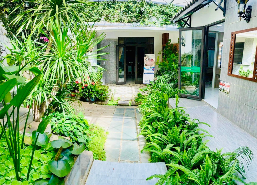 Không gian được xanh hóa tại An An Spa giúp khách hàng sự thư giãn tinh thần. Không gian được xanh hóa tại An An Spa giúp khách hàng sự thư giãn tinh thần.