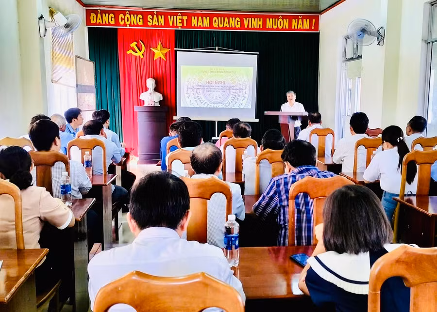 Quang cảnh hội nghị triển khai dự án “Sáng kiến khu vực ngăn chặn và loại trừ sốt rét kháng thuốc Artemisinin” giai đoạn 2024-2026. Ảnh: Như Nguyện