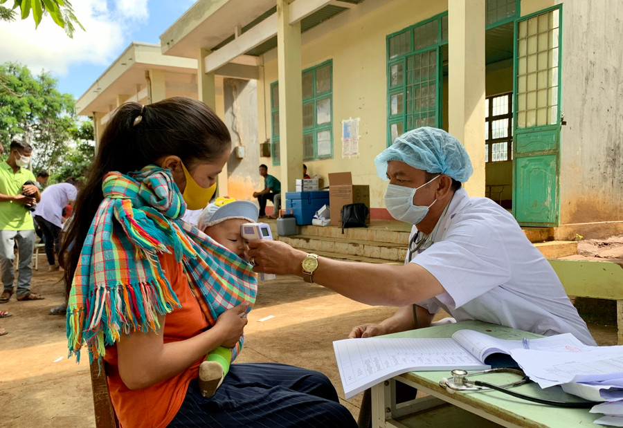 Chiến dịch bổ sung Vitamin A, tẩy giun và cân đo trẻ đợt 1 năm 2023 sẽ diễn ra trong tháng 6-2023. Ảnh: Như Nguyện