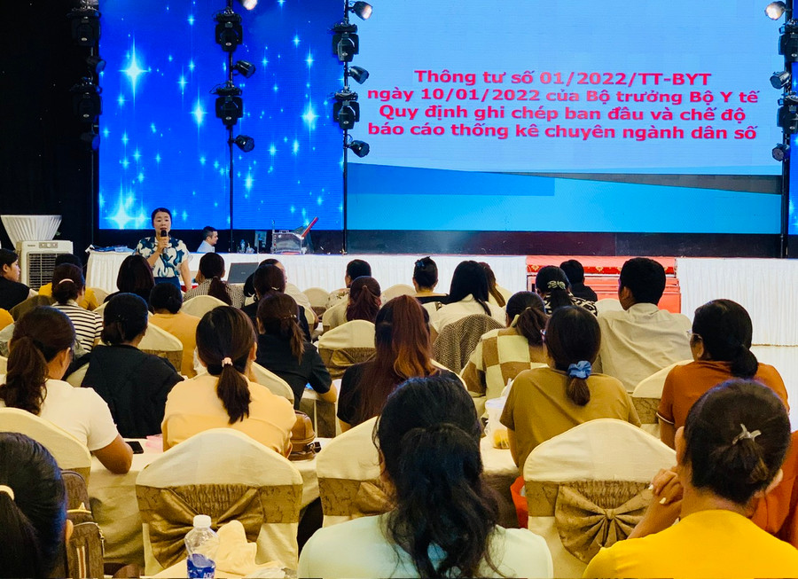 Quang cảnh lớp tập huấn. Ảnh: Như Nguyện