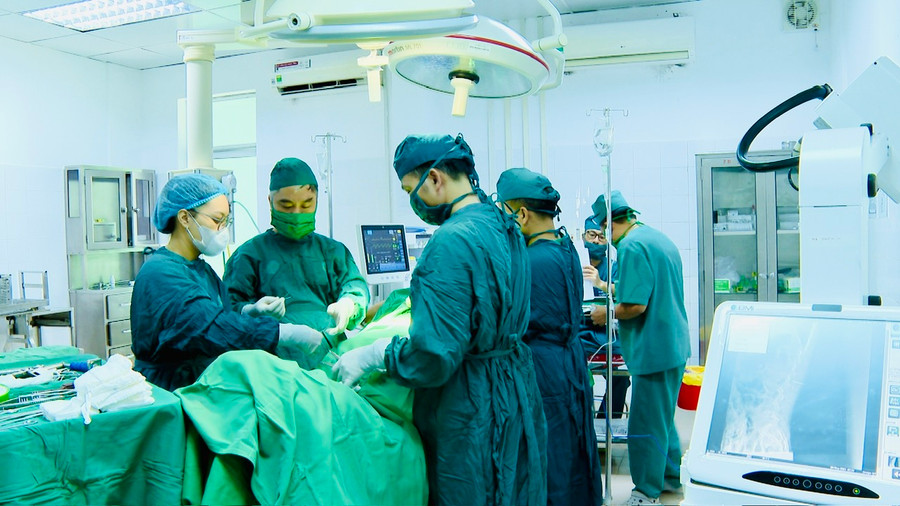 Bệnh viện Quân y 211 hiện đã triển khai được nhiều kỹ thuật mới nâng cao chất lượng khám cấp cứu điều trị bệnh nhân. Ảnh: Như Nguyện Bệnh viện Quân y 211 hiện đã triển khai được nhiều kỹ thuật mới nâng cao chất lượng khám cấp cứu điều trị bệnh nhân. Ảnh: Như Nguyện