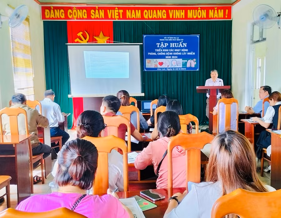 Quang cảnh lớp tập huấn. Ảnh: Như Nguyện Quang cảnh lớp tập huấn. Ảnh: Như Nguyện