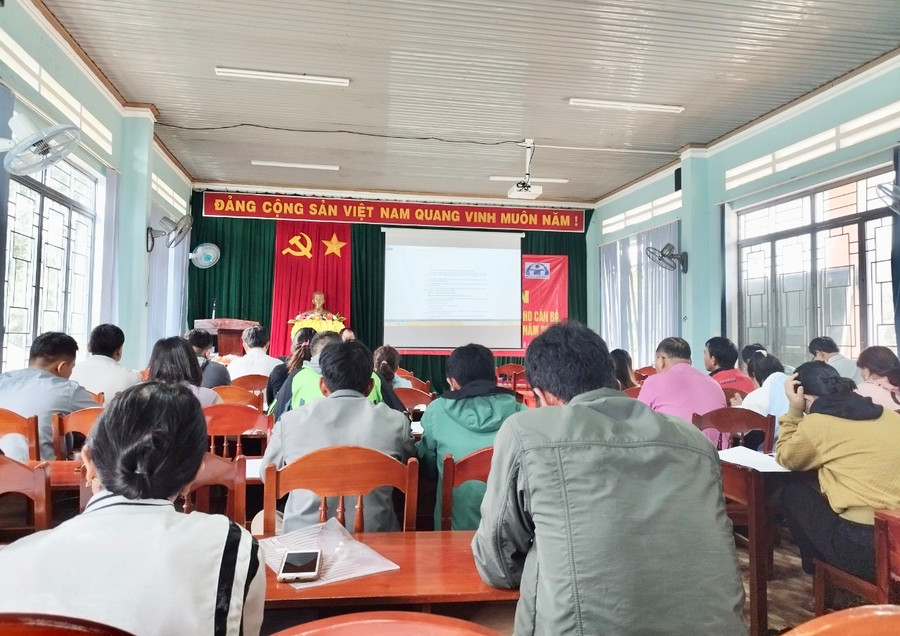 Quang cảnh lớp tập huấn. Ảnh: Như Nguyện