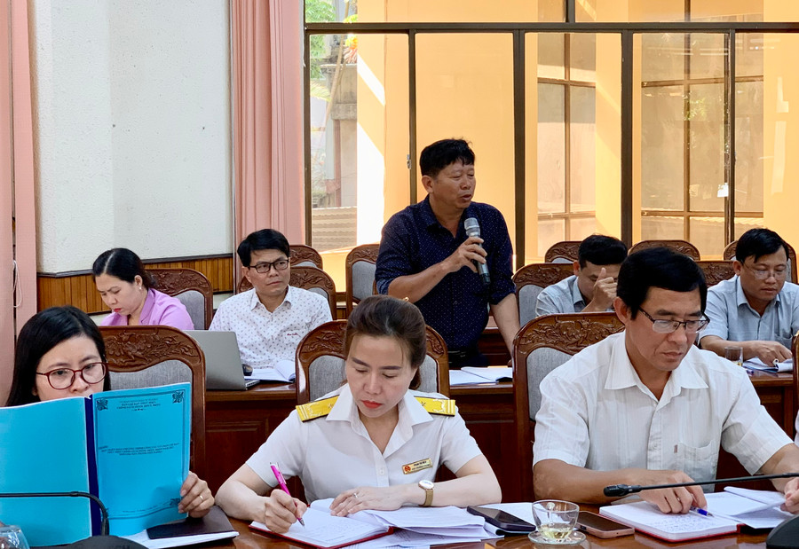 Ông Trần Ngọc Thanh- Chủ tịch UBND xã Gào (TP. Pleiku) phát biểu tại hội nghị. Ảnh: Như Nguyện Ông Trần Ngọc Thanh- Chủ tịch UBND xã Gào (TP. Pleiku) phát biểu tại hội nghị. Ảnh: Như Nguyện