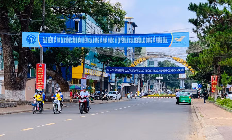 Ngành BHXH Gia Lai đẩy mạnh truyền thông trong Tháng vận động, triển khai BHXH toàn dân. Ảnh: Như Nguyện