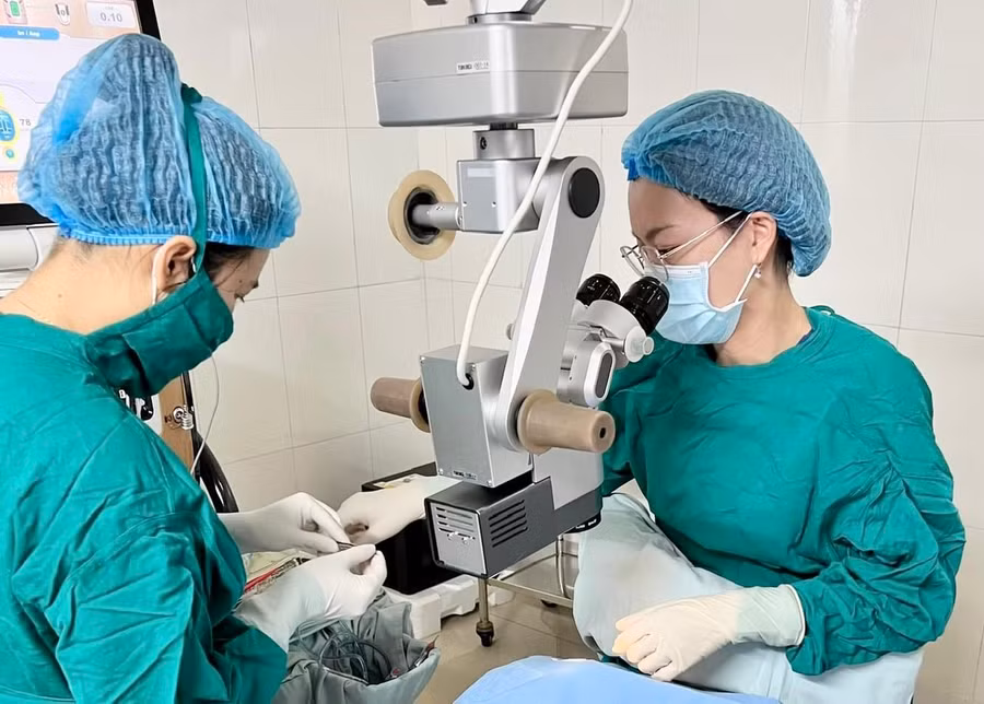 Bệnh viện Mắt Quốc tế Sài Gòn- Gia Lai dự kiến sẽ phẫu thuật mắt miễn phí cho 200 trẻ dưới 20 tuổi có bệnh lý về mắt và có chỉ định phẫu thuật. Ảnh: Bệnh viện cung cấp