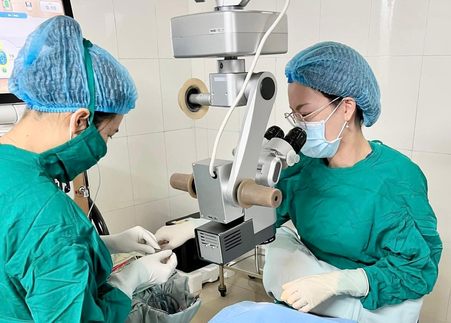 Bệnh viện Mắt Quốc tế Sài Gòn- Gia Lai dự kiến sẽ phẫu thuật mắt miễn phí cho 200 trẻ dưới 20 tuổi có bệnh lý về mắt và có chỉ định phẫu thuật. Ảnh: Bệnh viện cung cấp Bệnh viện Mắt Quốc tế Sài Gòn- Gia Lai dự kiến sẽ phẫu thuật mắt miễn phí cho 200 trẻ dưới 20 tuổi có bệnh lý về mắt và có chỉ định phẫu thuật. Ảnh: Bệnh viện cung cấp