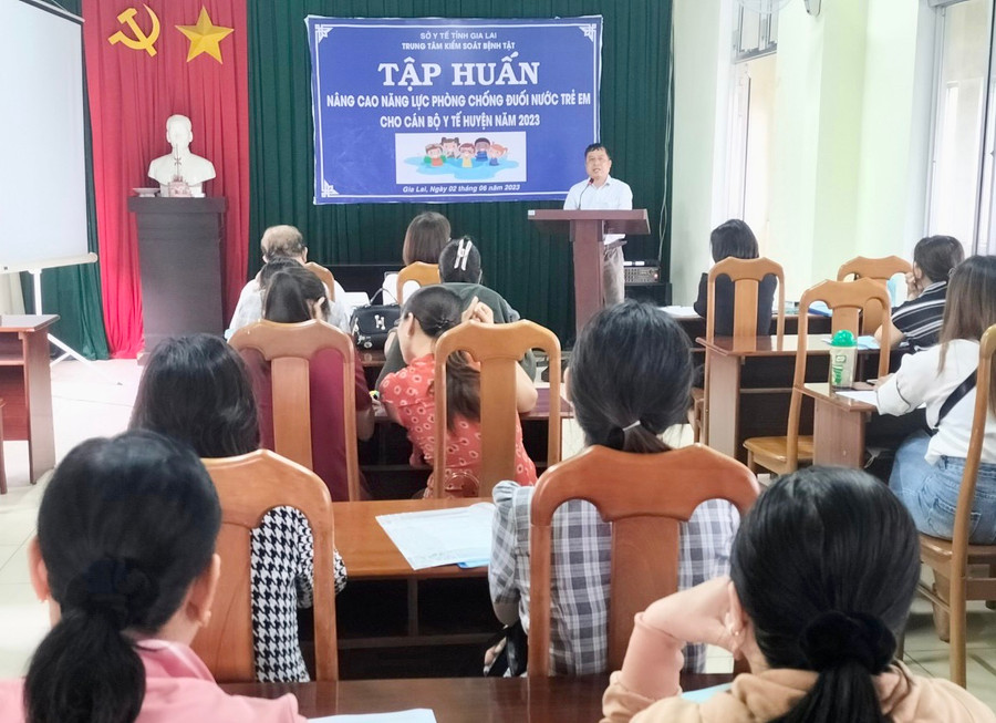 Quang cảnh lớp tập huấn. Ảnh: Như Nguyện