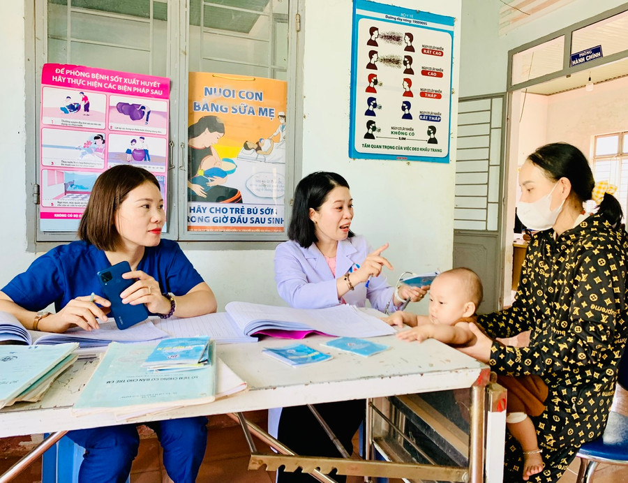 Ước tính trong đợt 1 năm 2024, toàn tỉnh sẽ có khoảng 150.000 trẻ trong độ tuổi được bổ sung Vitamin A, tẩy giun và cân đo. Ảnh: Như Nguyện Ước tính trong đợt 1 năm 2024, toàn tỉnh sẽ có khoảng 150.000 trẻ trong độ tuổi được bổ sung Vitamin A, tẩy giun và cân đo. Ảnh: Như Nguyện