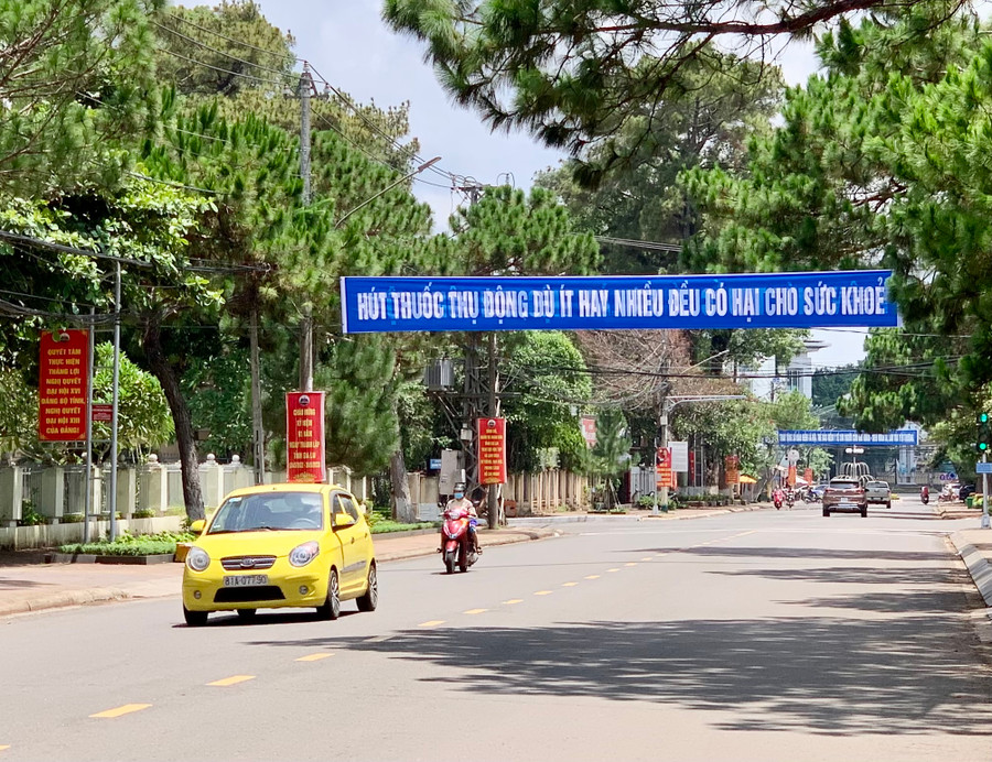 Gia Lai tăng cường truyền thông hưởng ứng Tuần lễ Quốc gia không thuốc lá. Ảnh: Như Nguyện Gia Lai tăng cường truyền thông hưởng ứng Tuần lễ Quốc gia không thuốc lá. Ảnh: Như Nguyện