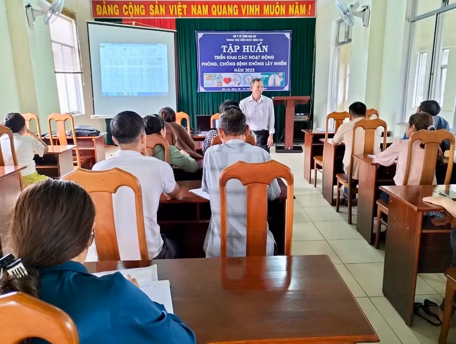 Quang cảnh lớp tập huấn. Ảnh: Như Nguyện