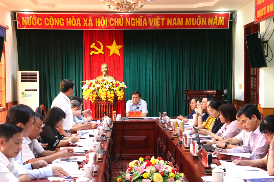 Quang cảnh phiên họp. Ảnh: Quang Tấn Quang cảnh phiên họp. Ảnh: Quang Tấn