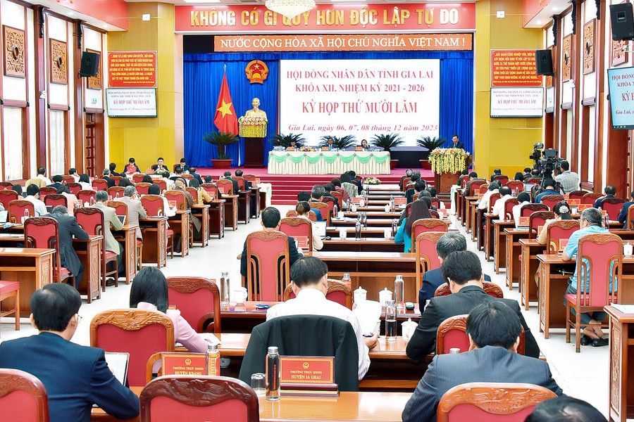 Quang cảnh kỳ họp. Ảnh: Đức Thụy