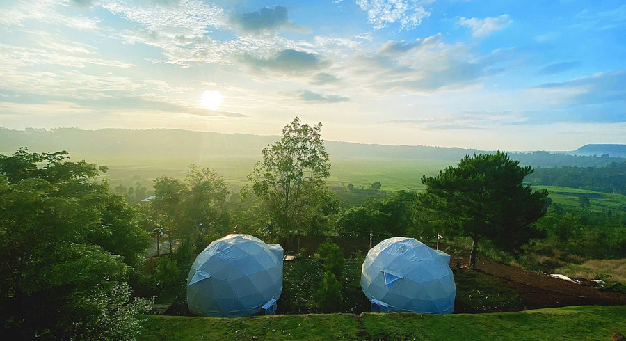 Với không gian xanh mát, không khí trong lành, Zin's Farm là điểm đến hấp dẫn cho du khách. Ảnh: ĐVCC Với không gian xanh mát, không khí trong lành, Zin's Farm là điểm đến hấp dẫn cho du khách. Ảnh: ĐVCC