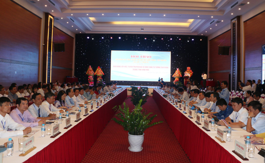 Quang cảnh hội thảo. Ảnh: Quang Tấn Quang cảnh hội thảo. Ảnh: Quang Tấn