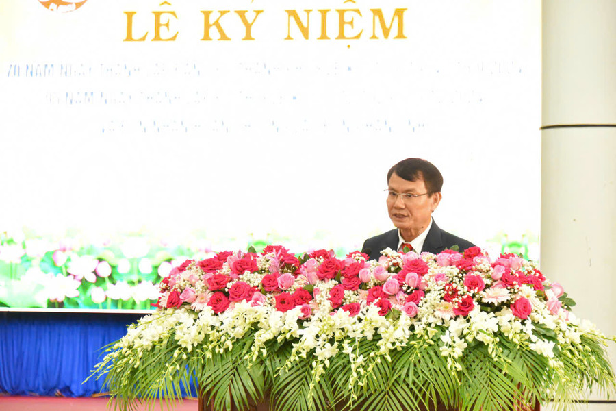 Bí thư Thành ủy Pleiku Trịnh Duy Thuân phát biểu tại lễ kỷ niệm. Ảnh: ĐT Bí thư Thành ủy Pleiku Trịnh Duy Thuân phát biểu tại lễ kỷ niệm. Ảnh: ĐT