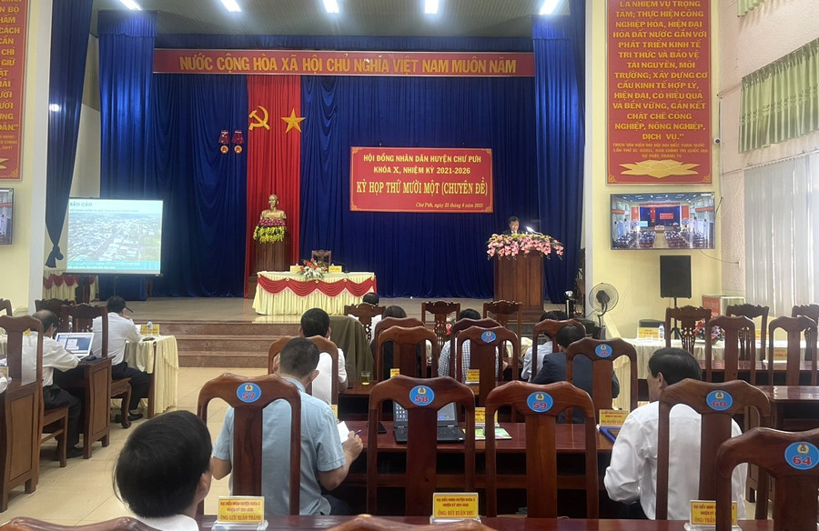 Quang cảnh kỳ họp. Ảnh: Hà Chi