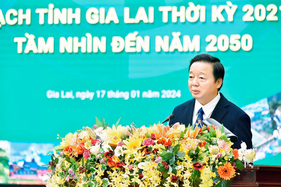 Phó Thủ tướng Chính phủ Trần Hồng Hà phát biểu chỉ đạo tại hội nghị. Ảnh: Đức Thụy