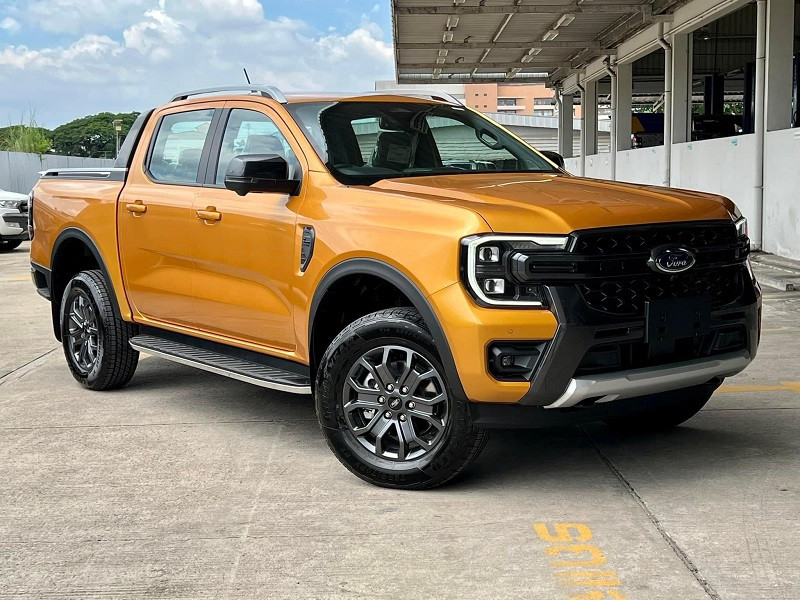Đầu xe Ford Ranger có thiết kế tản nhiệt cỡ lớn, cụm đèn pha và đèn ban ngày dạng dọc. Ảnh: ST. Đầu xe Ford Ranger có thiết kế tản nhiệt cỡ lớn, cụm đèn pha và đèn ban ngày dạng dọc. Ảnh: ST.