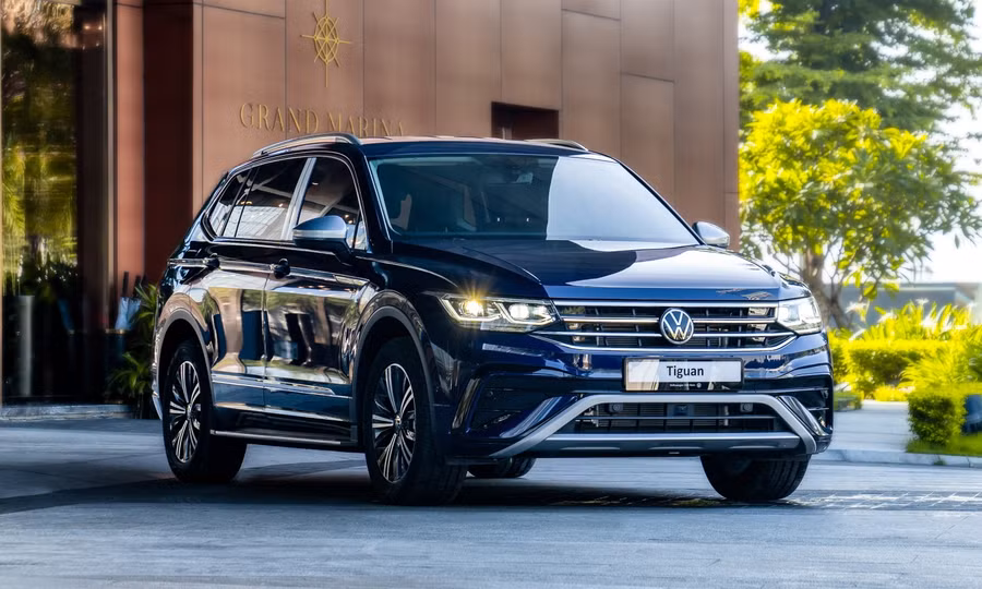 Volkswagen Tiguan 2024 có vẻ ngoài mạnh mẽ, nam tính nhưng không kém phần sang trọng. Ảnh: ST.