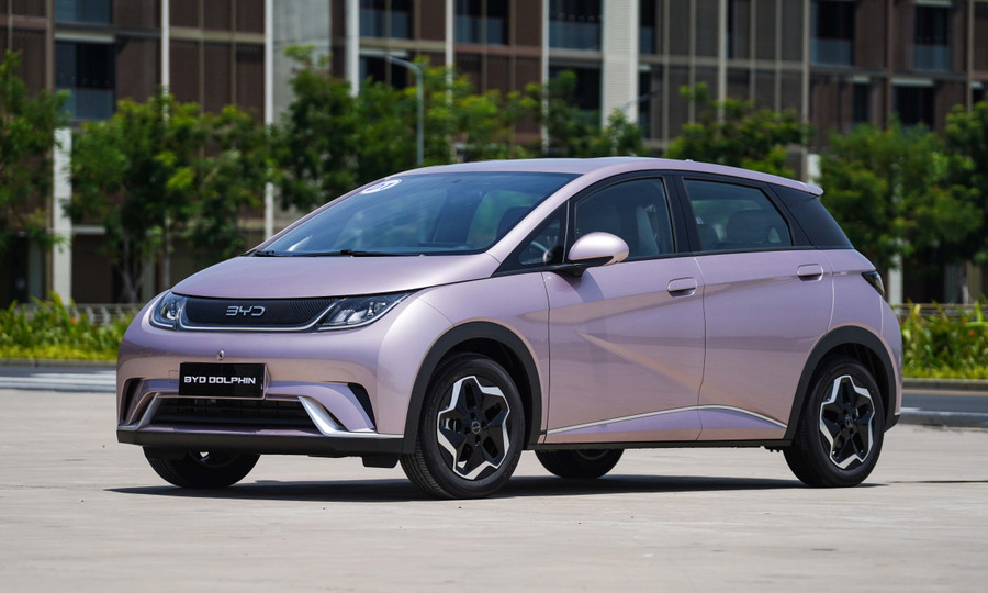 Mẫu xe BYD Dolphin 2024. Ảnh: ST